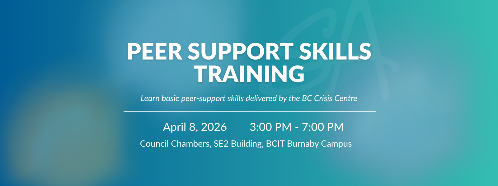 Peer Support Skills Training