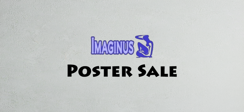 Imaginus logo centered on a grey textured backgorund.
