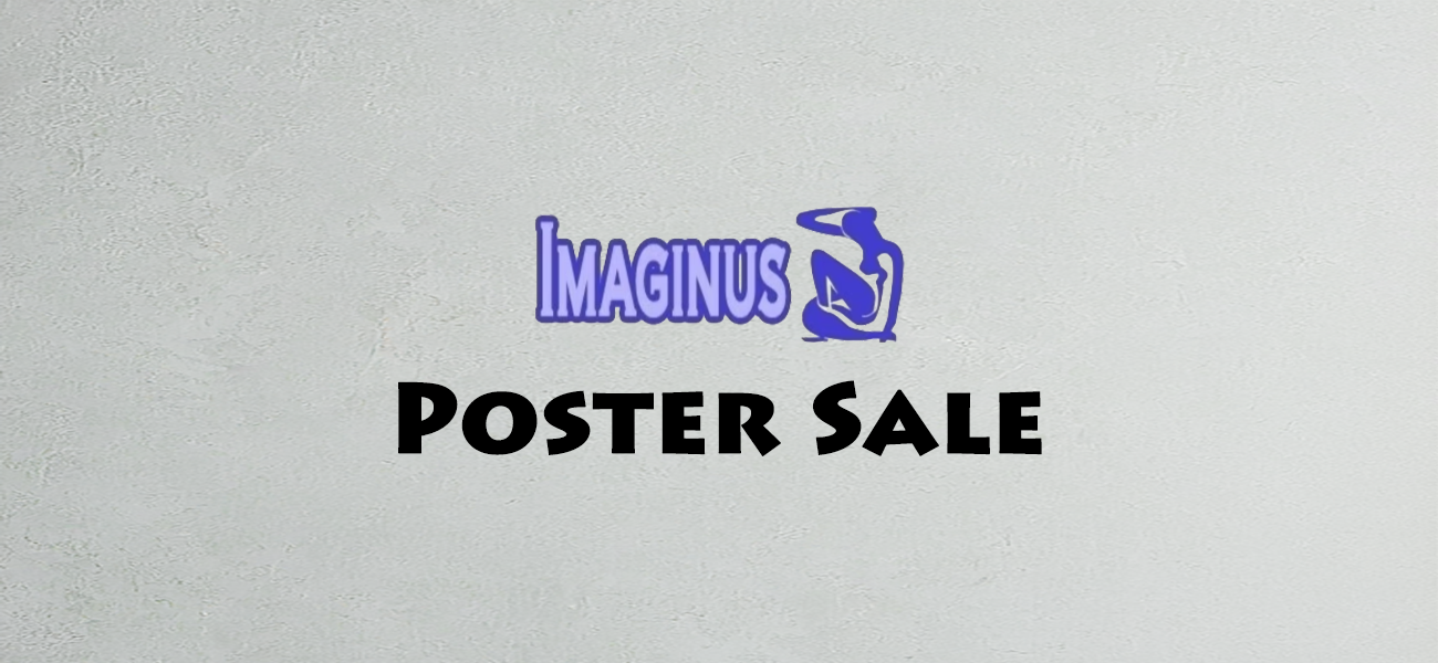 Imaginus logo centered on a grey textured backgorund.